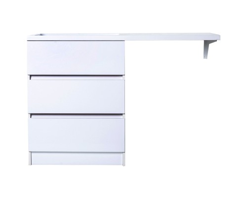 Тумба под раковину Orange Sistema 130 ST-70TUW Белая