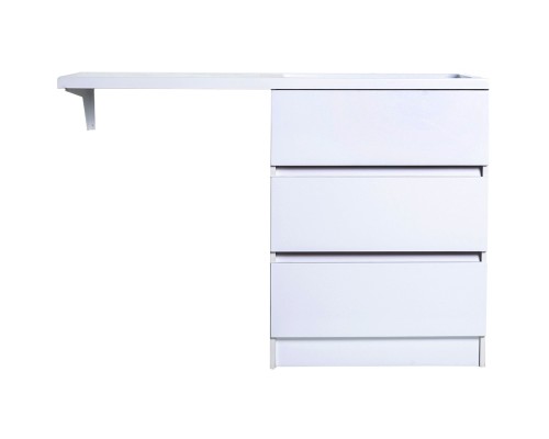 Тумба под раковину Orange Sistema 130 ST-70TUW Белая