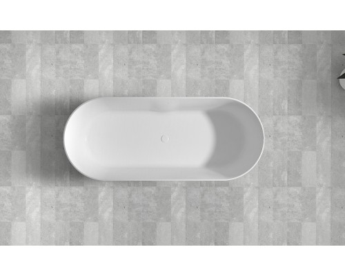 Ванна из искусственного камня Abber Stein 180x75 AS9614 без гидромассажа