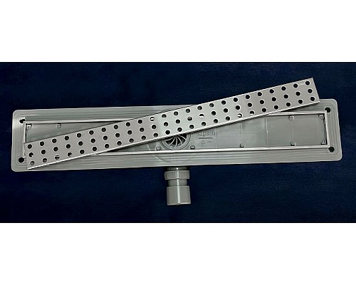 Душевой лоток Ctesi Way Round 80 BK4024250 с решеткой Хром