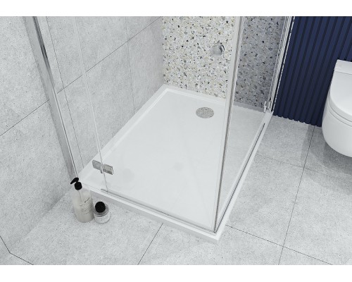 Душевой поддон из искусственного камня Aquaton Калифорния М 120x80 1A737636CA010 Белый