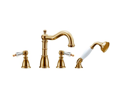 Смеситель на борт ванны Boheme Medici 391-SW Бронза