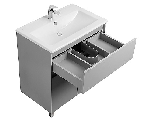 Тумба под раковину Aquaton Форест 75 1A278301FR4D0 Туманный серый