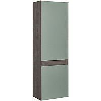 Шкаф пенал Aquaton Форест 40 1A278603FR9C0 Дуб рошелье Сумеречный голубой