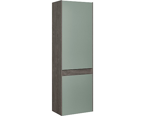 Шкаф пенал Aquaton Форест 40 1A278603FR9C0 Дуб рошелье Сумеречный голубой