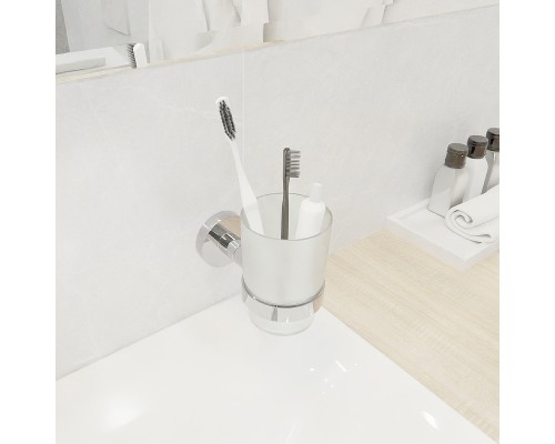 Стакан для зубных щеток Fixsen Comfort Chrome FX-85006 Хром