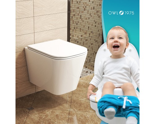 Унитаз Owl 1975 Vatter Ruta-H mini TOWLT190403S подвесной с сиденьем Микролифт