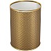 Ведро для мусора Geralis M-PGG-B Punto Золото, кант Золото, 3 л