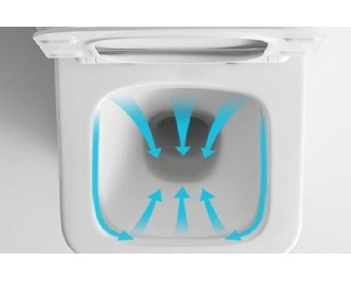 Унитаз CeramaLux подвесной с сиденьем Микролифт