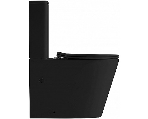 Унитаз компакт Abber Bequem AC1112TMB Черный матовый с бачком и сиденьем Микролифт