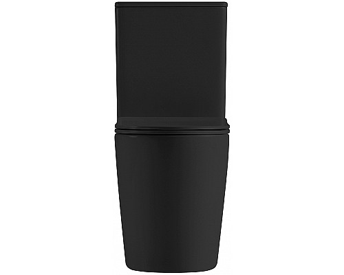 Унитаз компакт Abber Bequem AC1112TMB Черный матовый с бачком и сиденьем Микролифт