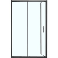 Душевой уголок Azario Milton 120х80 AZ-ND1131-L 1200 BLACK профиль Черный стекло прозрачное