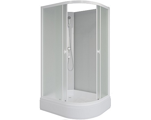 Душевая кабина Niagara Promo 100x70 L P100/70/26L/MT/BK без гидромассажа