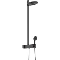Душевая система Hansgrohe Pulsify S Showerpipe 260 2jet с термостатом Черная матовая