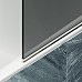 Шторка на ванну Maybah Glass 500x1400 поворотная на монопетле Золото стекло графитовое матовое