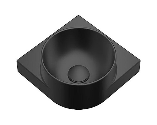 Раковина Ravak Yard 28 C XJX0D228000 угловая Черная матовая