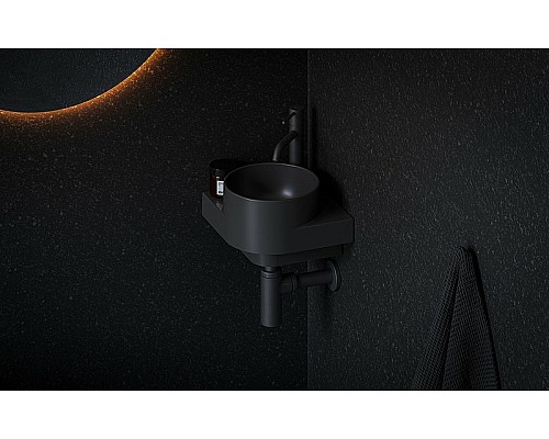 Раковина Ravak Yard 28 C XJX0D228000 угловая Черная матовая