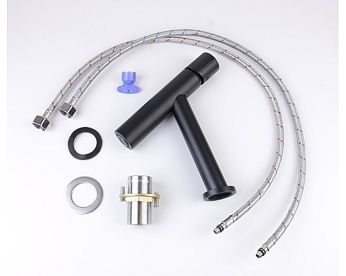 Смеситель для раковины Bronze de Luxe Liberty 102B Черный матовый