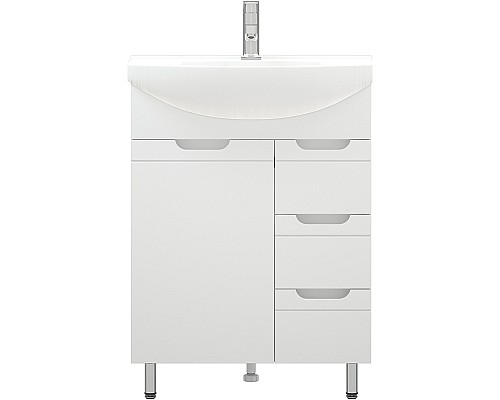 Тумба под раковину Corozo Лея 65 Z3 SD-00001509 Белая