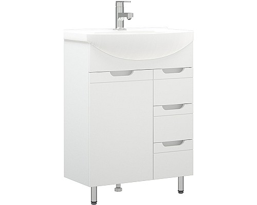 Тумба под раковину Corozo Лея 65 Z3 SD-00001509 Белая