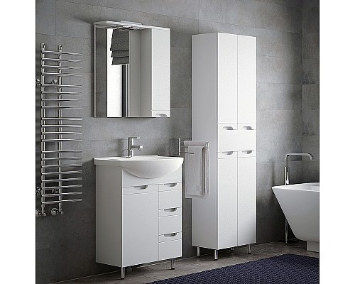 Тумба под раковину Corozo Лея 65 Z3 SD-00001509 Белая