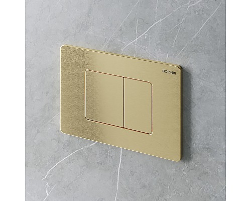 Клавиша смыва Grossman Classic 700.K31.04.32M.32M Золото сатиновое