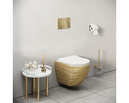 Клавиша смыва Grossman Classic 700.K31.04.32M.32M Золото сатиновое