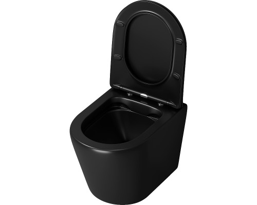 Унитаз Grossman Fly GR-4478BMS подвесной Черный матовый с сиденьем Микролифт