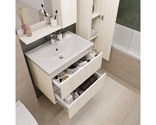 Тумба под раковину Grossman Юнит 70 207013 подвесная Кадена лайт