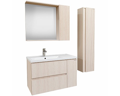 Зеркало со шкафом Grossman Юнит 80 2080112 Кадена лайт