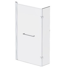 Шторка на ванну Damixa Skyline 80х140 DX35WBS-D7W1-150MT профиль Хром стекло прозрачное