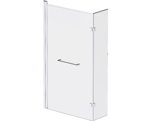 Шторка на ванну Damixa Skyline 80х140 DX35WBS-D7W1-150MT профиль Хром стекло прозрачное