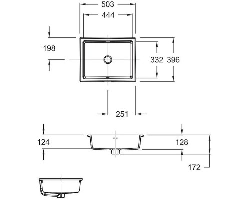 Раковина Jacob Delafon Verticyl 50 E2882-0 Белая