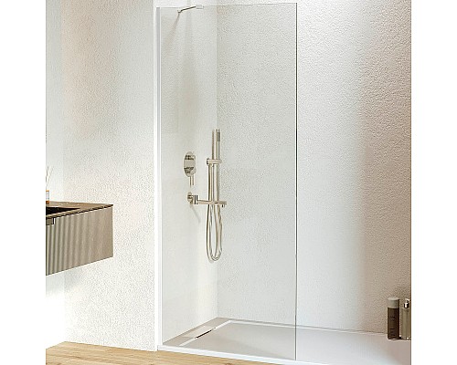 Душевая перегородка RGW Walk In WA-110W 120 351011012-15 профиль Белый стекло прозрачное