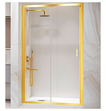 Душевая дверь RGW Passage PA-14Gb 130 41081413-16 профиль Золото брашированное стекло прозрачное