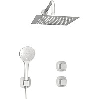 Душевая система WasserKRAFT Saale A9551.266.146.254.328.156.155 Белая матовая