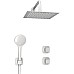 Душевая система WasserKRAFT Saale A9551.266.146.254.328.156.155 Белая матовая