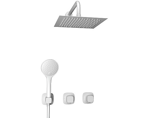 Душевая система WasserKRAFT Saale A9551.266.146.254.328.156.155 Белая матовая