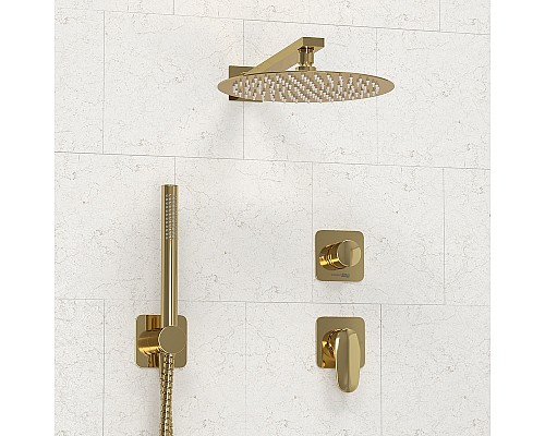 Душевая система WasserKRAFT Neckar A2151.277.183.208.280.197.281 Золото глянцевое