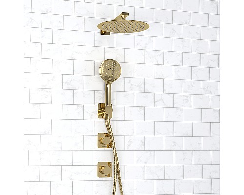 Душевая система WasserKRAFT Ems A7651.303.183.208.280.197.207 Золото глянцевое