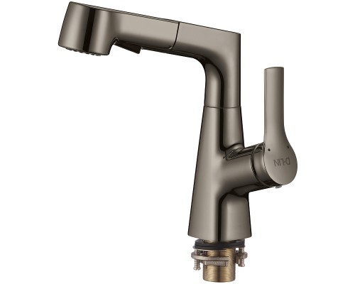 Смеситель для кухни D-Lin D158374-S Графит