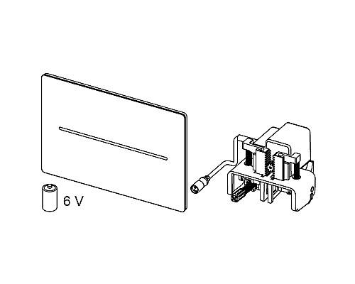 Клавиша смыва Tece Solid 9240464 Нержавеющая сталь Сатин