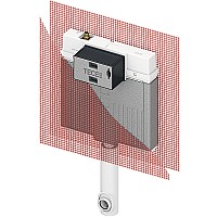 Смывной бачок Tece Box Octa II 9370500 для напольного унитаза без клавиши смыва