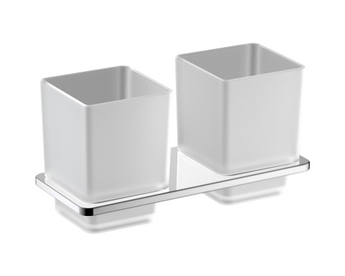 Стакан для зубных щеток Timo Selene 43034/00 двойной Хром