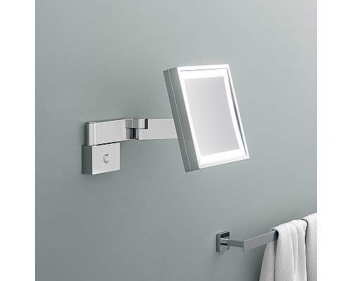 Косметическое зеркало Timo Selene 10076/00 с подсветкой Хром