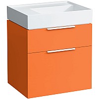 Тумба под раковину Laufen Kartell 60 4.0756.2.033.635.1 подвесная Оранжевая глянцевая