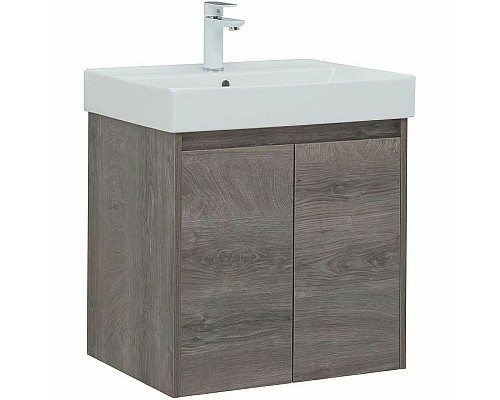 Тумба с раковиной Aquanet Nova Lite 60 302524 подвесная Дуб рошелье Тумба с раковиной Aquanet Nova Lite 60 302524 подвесная Дуб рошелье