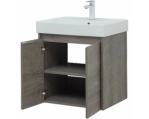 Тумба с раковиной Aquanet Nova Lite 60 302524 подвесная Дуб рошелье Тумба с раковиной Aquanet Nova Lite 60 302524 подвесная Дуб рошелье