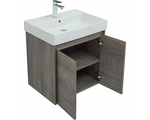 Тумба с раковиной Aquanet Nova Lite 60 302524 подвесная Дуб рошелье Тумба с раковиной Aquanet Nova Lite 60 302524 подвесная Дуб рошелье