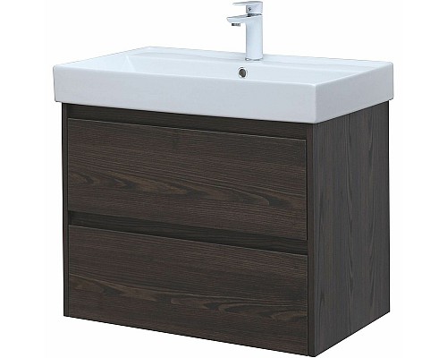 Тумба под раковину Aquanet Nova Lite 75 287895 подвесная Дуб черный